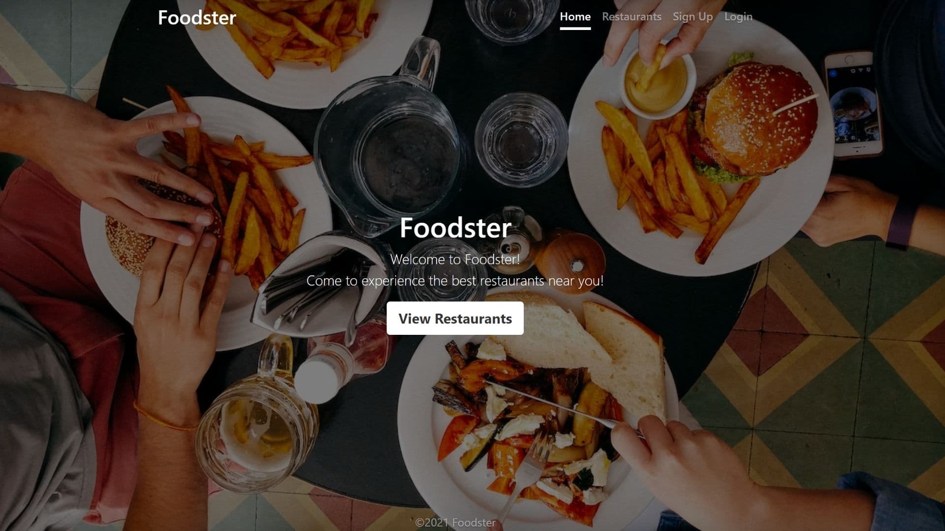 Foodster app